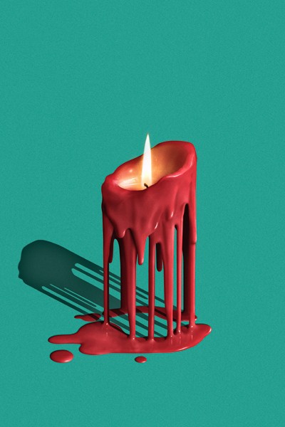 candle wax colours Melt flame drip