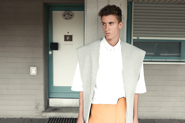 clean trier diploma puristic minimal fashion collection design Menswear experimental