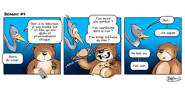 bear bearnic heron comic strip comic strip