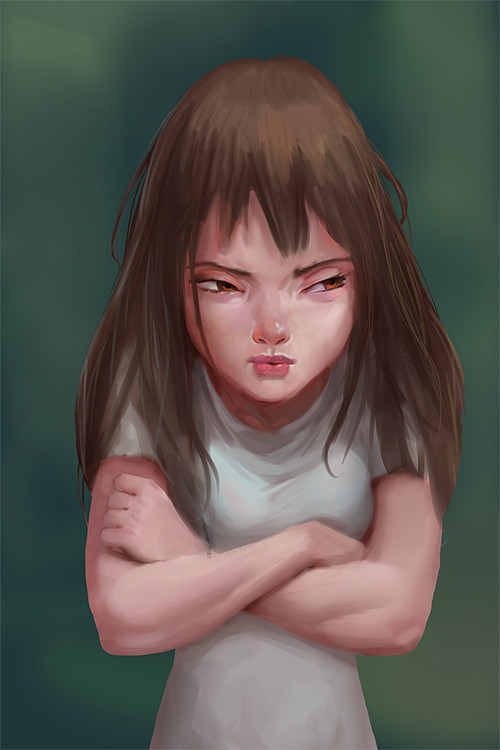 angry girl angry