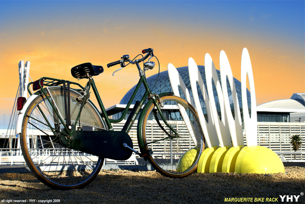 marguerite bike rack urban design modern innovative