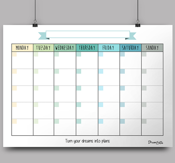 calendar planner task printable organizer organize moonthly planner schedule print free download free pdf template