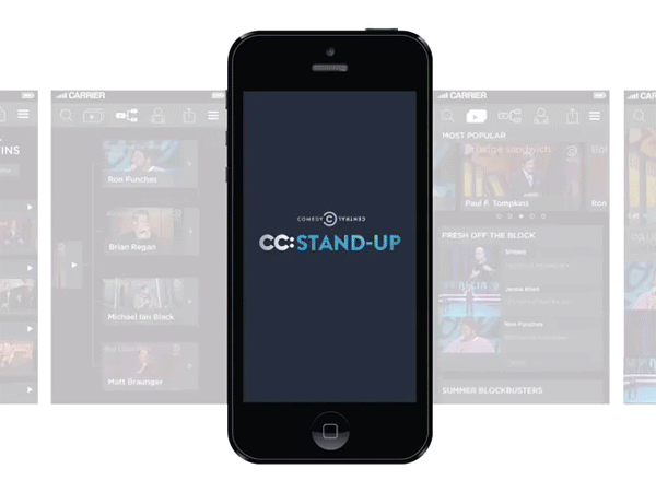 app app redesign comedy central video player app