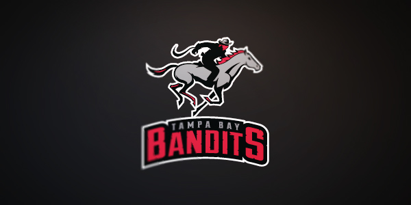 A11FL bandits sports identity football logo tampa bay