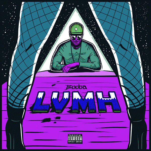 Booba LVMH illuminati rap french rap flat design colored