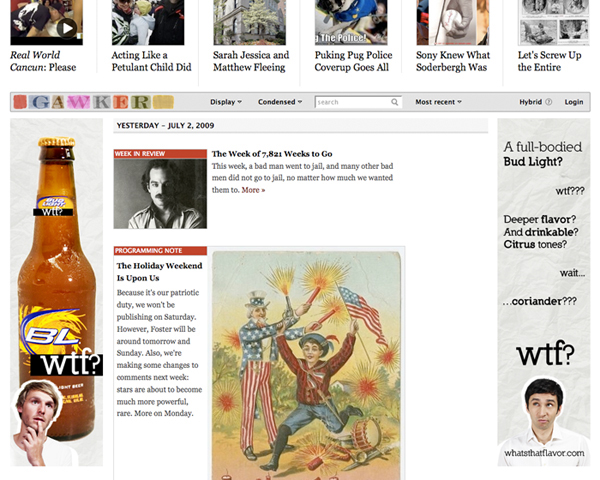 beer golden wheat interactive Web storyboard site digital
