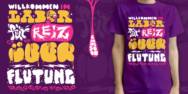 lfr shirt t-shirt Pino Lamanna schakalwal Wuppertal sexy purple brown poster