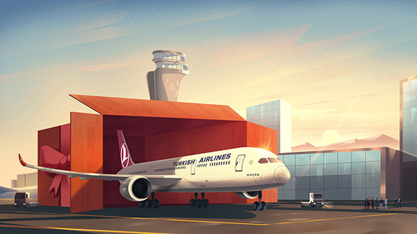 Turkish Airlines Illustrations