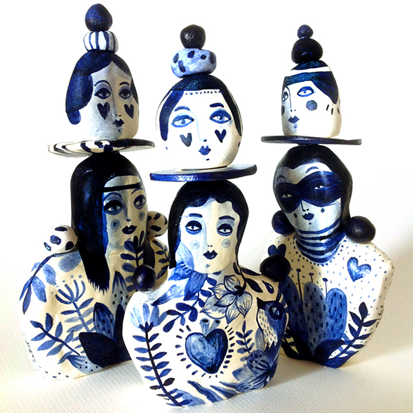 Aitch ceramics  blue