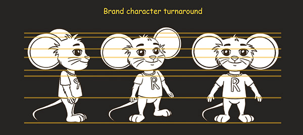 Character Design for packaging cheese chips