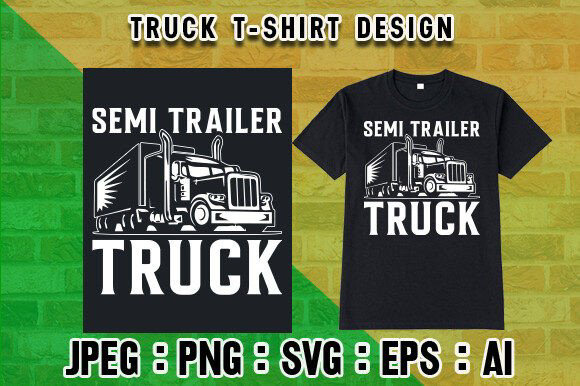T-Shirt Design for truck lover.
