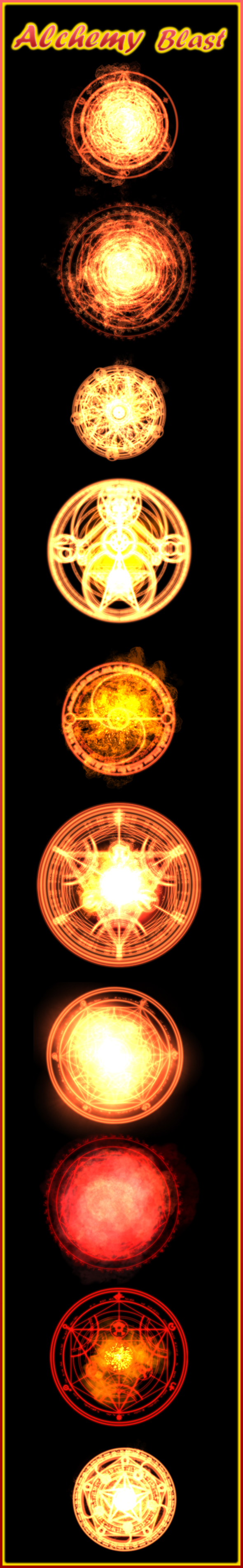 alchemy explosions ring blast effects energy flares games effects hits Hot impacts Isolated lights Magic   mobile