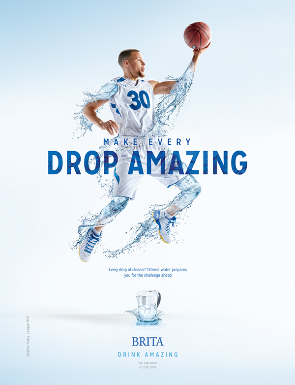 Steph Curry for Brita "Drink Amazing"