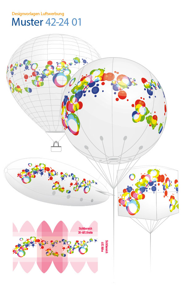 sky advertising hot air balloon blow up 3D Templates blimps