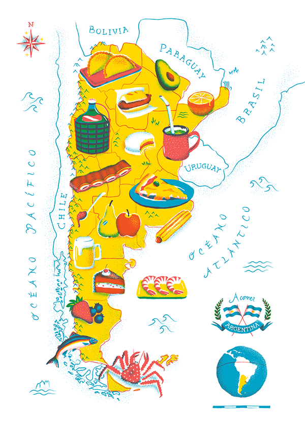 Argentine Food Map