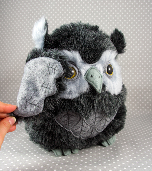 entala owl soft sculpture owl toy plush owl
