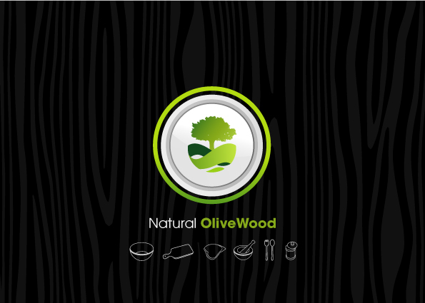identity corporate wood olive olive wood logo furniture manufacture industry