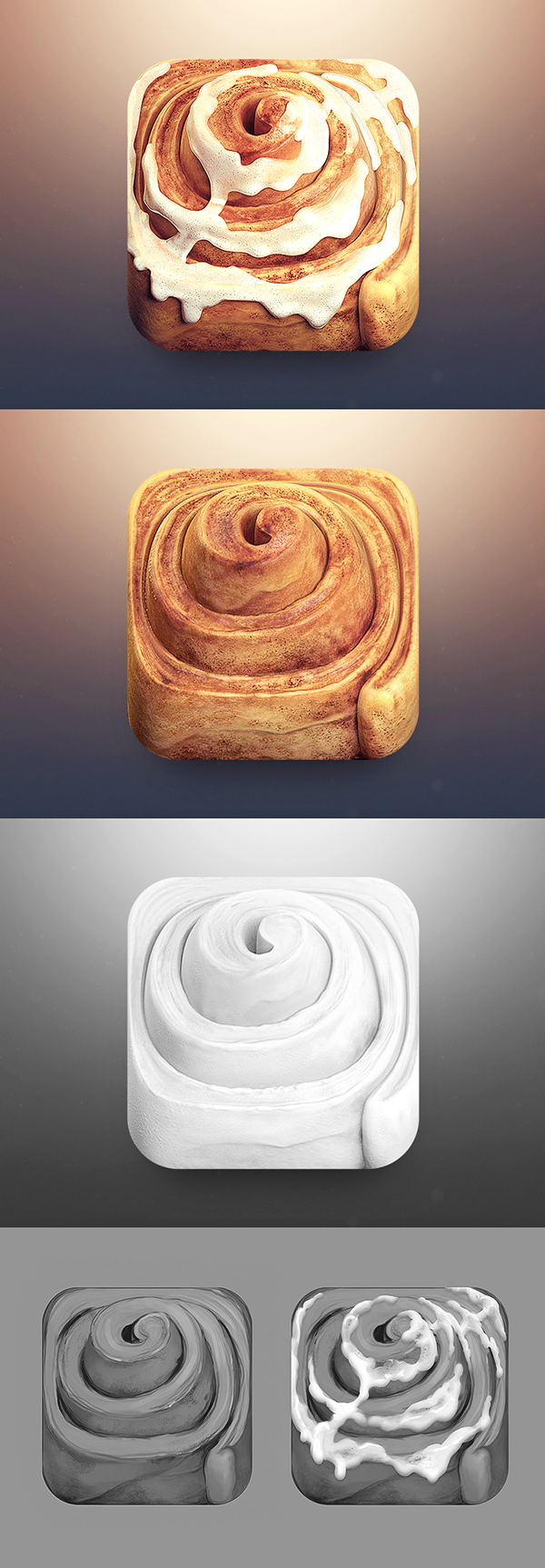 Cinnamon Roll App Icon