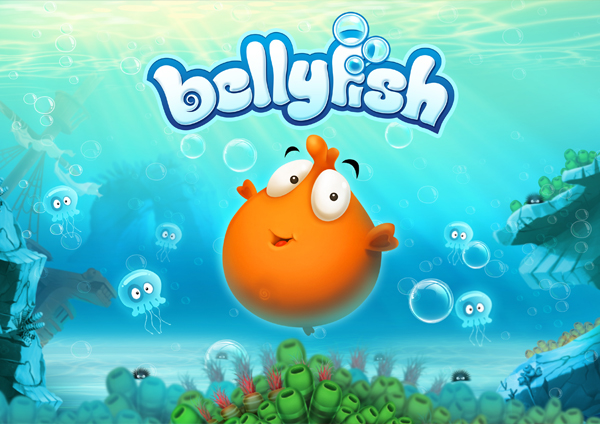 bellyfish   game iphone iPad mobil ios fish mine jellyfish urchin duello   duello games  endless runner