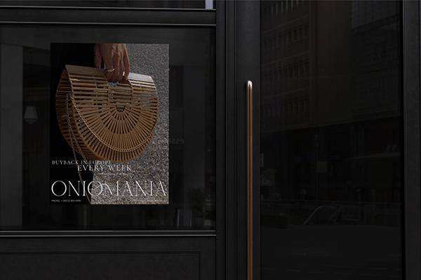 Oniomania. Logo and Brand Identity for fashion store