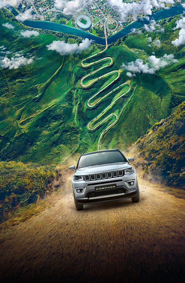 Jeep Compass: CG and Retouch