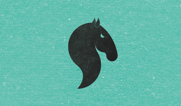 stampede  horse logo rock night Club night Golden Ratio typesetting ink flyer poster stamp Event development mock up
