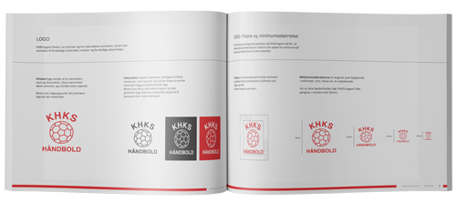 KHKS håndbold handball brand redesign logo Hjemmeside Webdesign Paperline