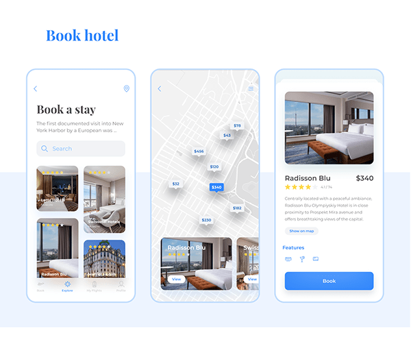 Travel app concept | Discover Russia
