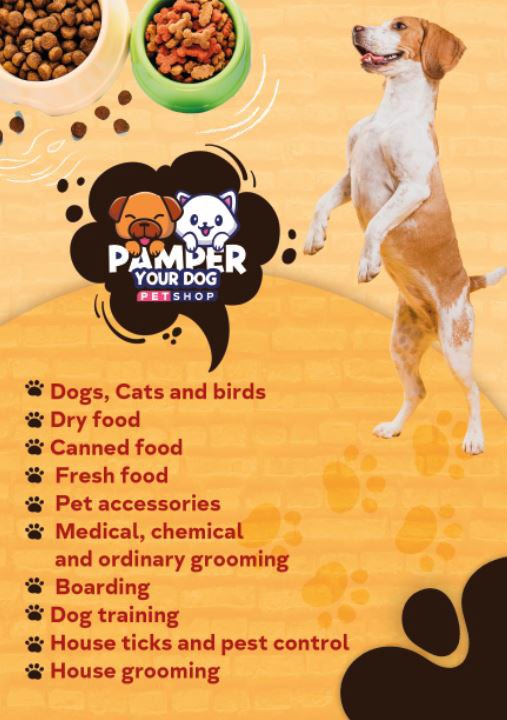 dog Cat animal vector Logo Design petshop veterinary 登義參藥行 card