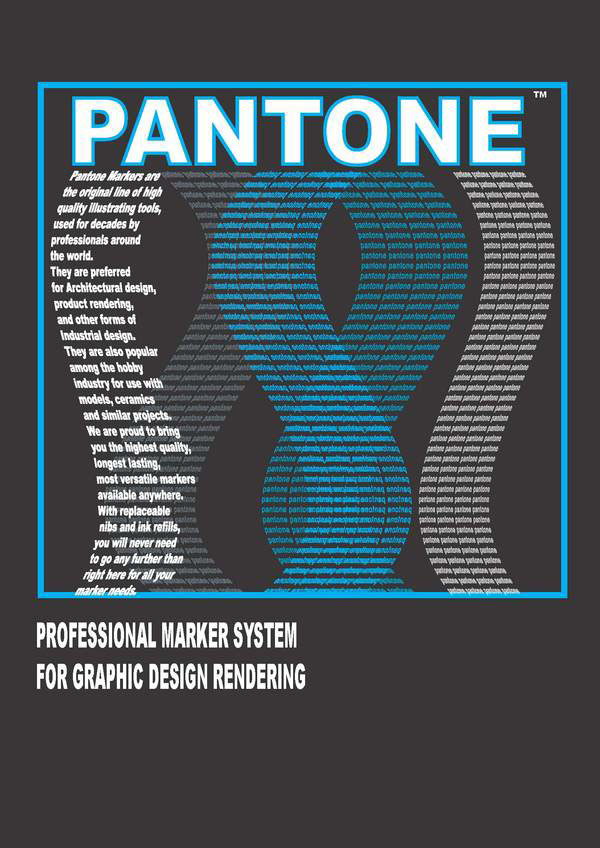 Photography  info design degree show pantone poster type