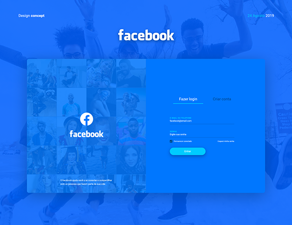 Facebook redesign concept