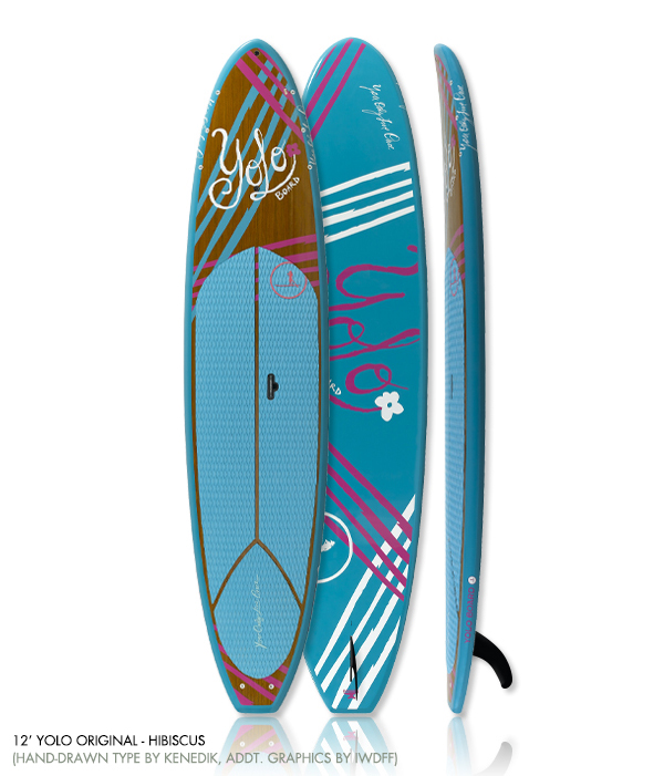 yolo yoloboard sup stand up paddle hand-drawn type