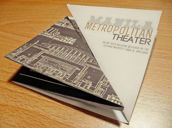 manila metropolitan theater The Met brochure architecture brochure philippines