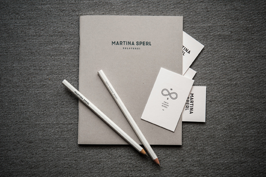 Corporate Design logo letterpress Corporate Identity Sperl upholstery furniture video