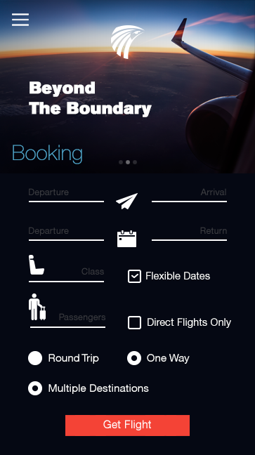 Airlines flight Booking plane Fly SKY Airways airport Web Design  Travel