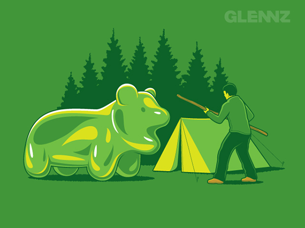 Glennz Glenn Jones glennz tees Threadless vector www.glennz.com tshirt tee shirt funny humor Illustrator