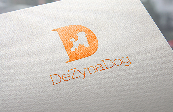 rebranding Stationery bussiness cards dog orange blue pets