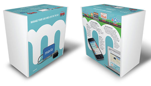 package mavia Electronics car Packaging packaging design marketing   graphic design  branding  automotive  