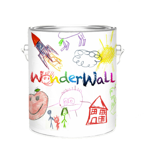 wonderwall paint children kids DIY challenger brand brand idea pealfisher Competition Fun