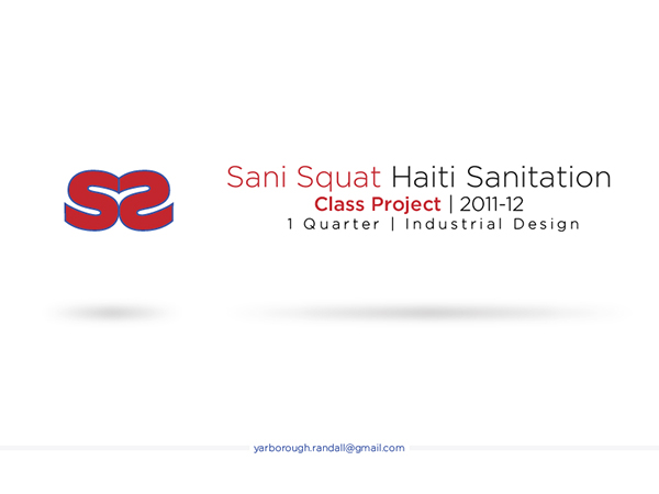 Haiti sanitation development concept social Solidworks rit graduate Project