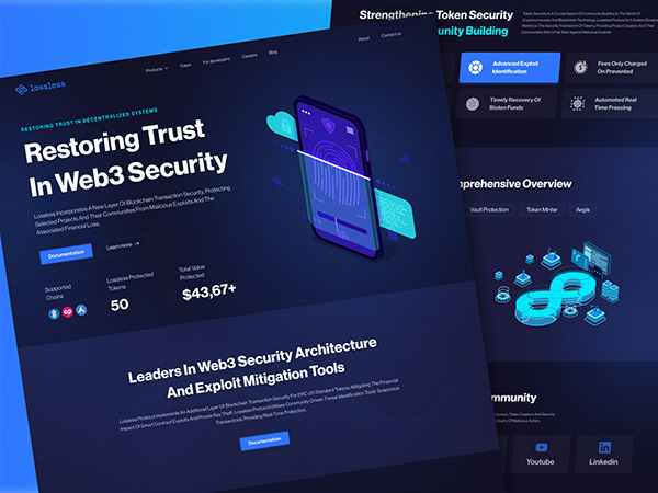 Web3 Security​​​​​​​ Landing Page