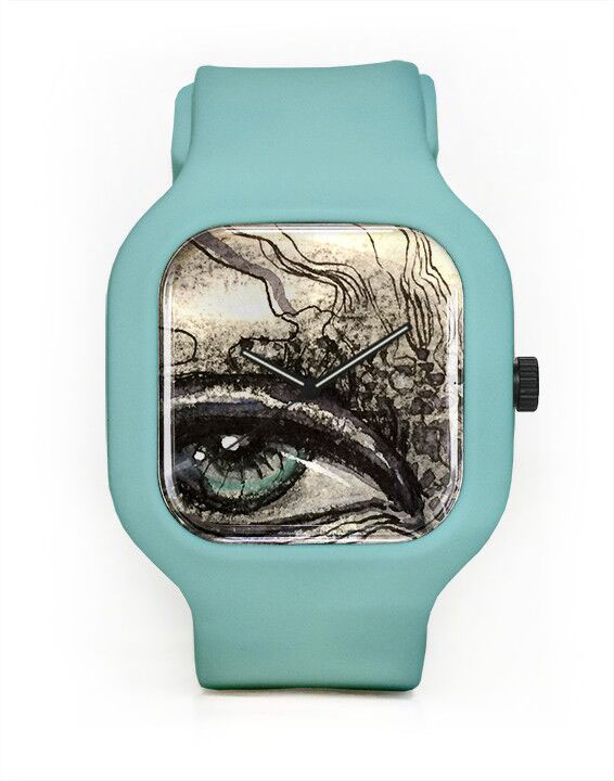modifywatches Watches art paint draw portrait eyes woman inspire adobe photoshop floral dual personality color ink