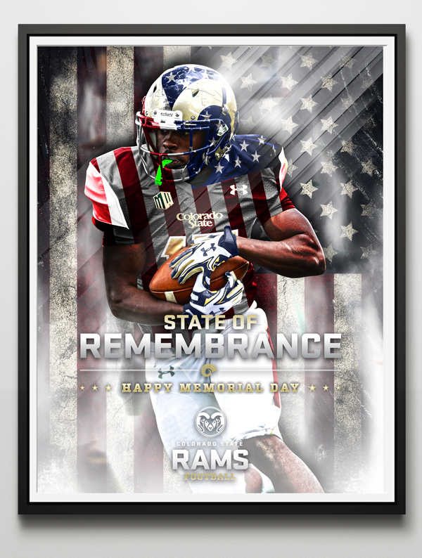 sports football NCAA rams Colorado State CSU memorial day Holiday