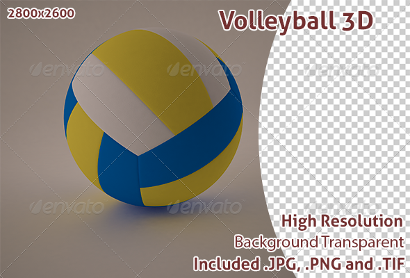 sport volleyball yellow blue