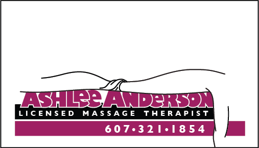 massage  therapy business card