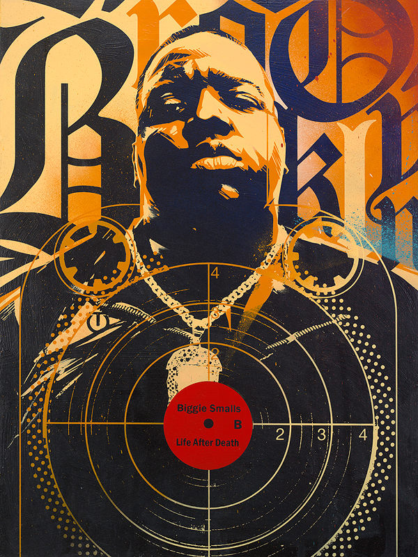 biggie smalls Paintings prints Target Demo tupac shakur Tupac Shakur Amaru Foundation Christopher Wallace Foundation christopher wallace notorious big hip hop