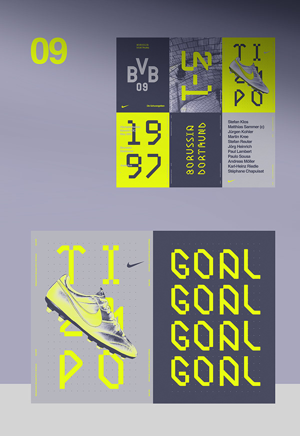 Borussia Dortmund - Typography - 1997