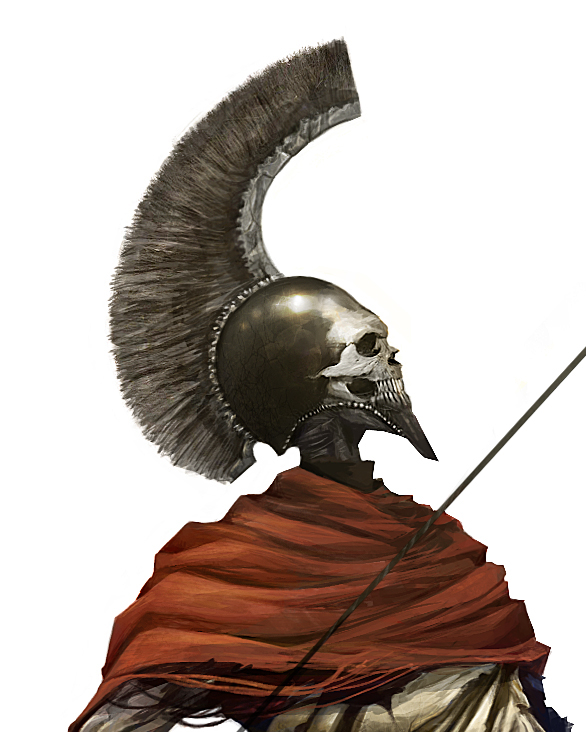 skeleton death fantasy undead warrior archer hell dark badass eyardt concept Character art