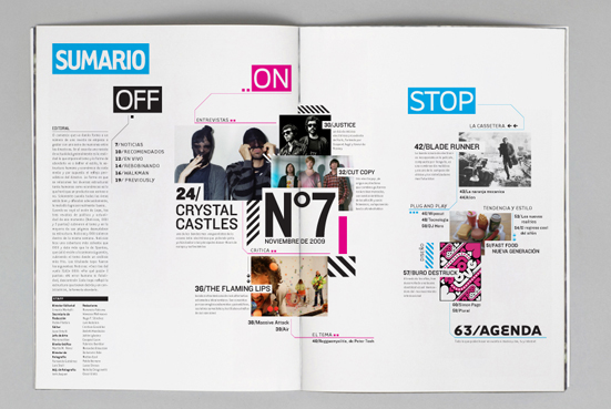 graphic tipografia revista magazine editorial uba fadu electronic inidie University Work 