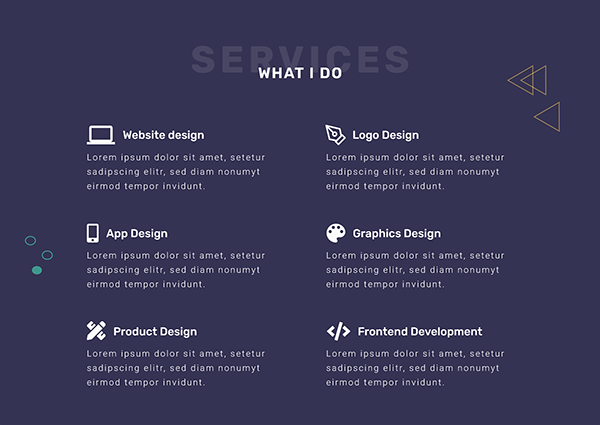 Personal Portfolio Website design: Product designers